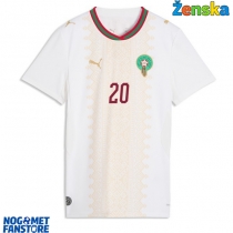 Maroko Ayoub El Kaabi #20 Gostujuci Dres za Ženska SP 2026 Kratak Rukav